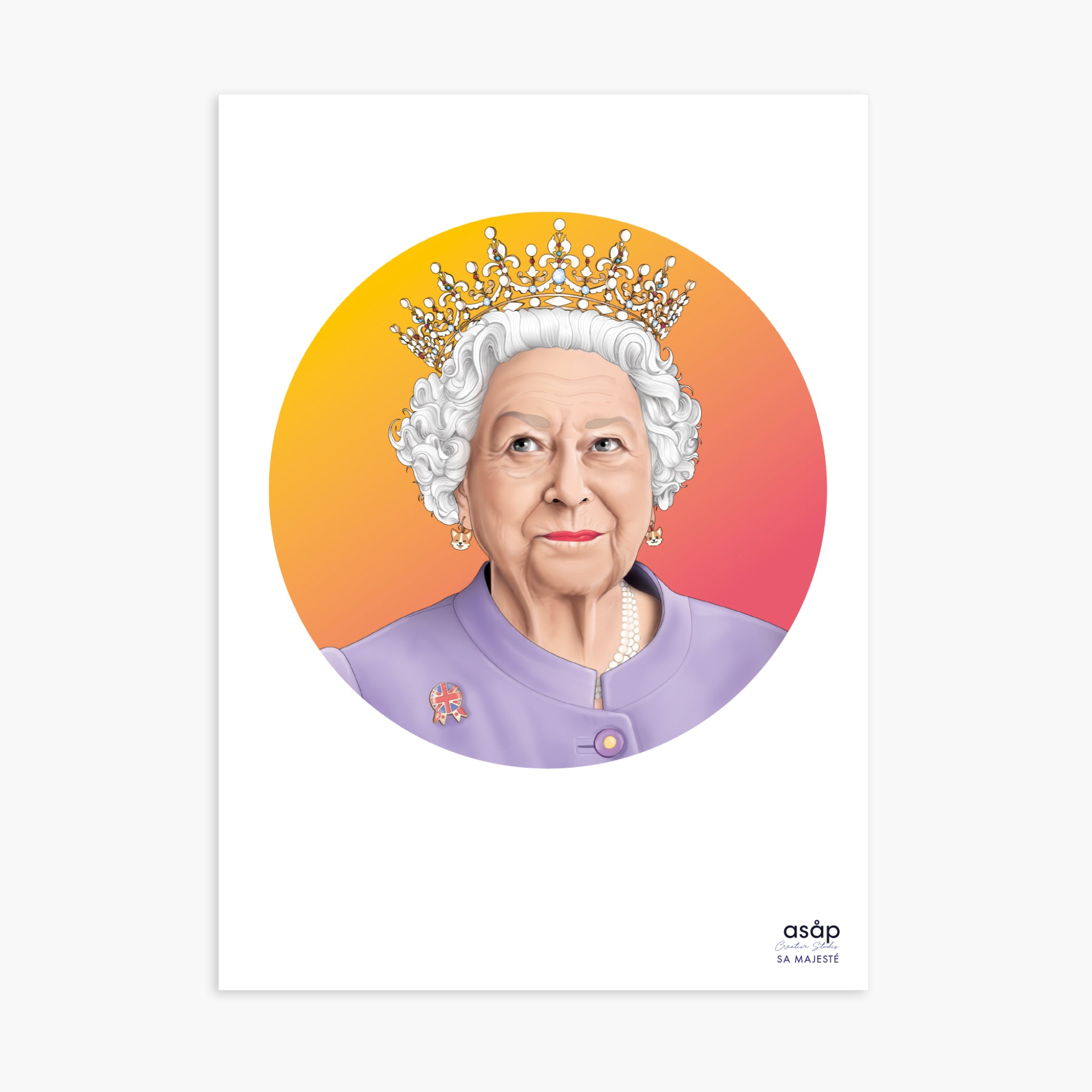 CARTE A5 - SA MAJESTÉ