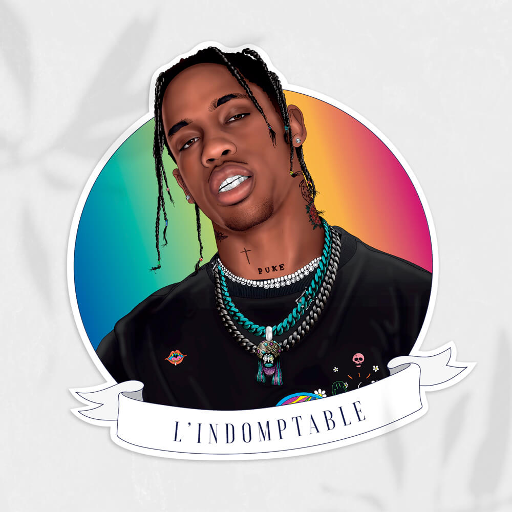 STICKER - L'INDOMPTABLE