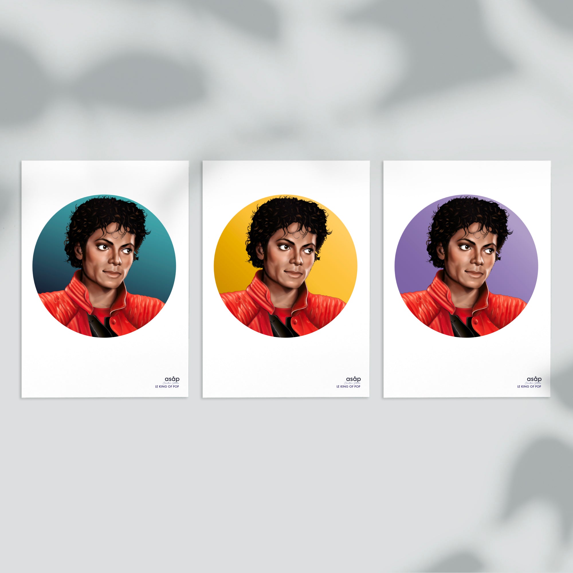 CARTE A5 - LE KING OF POP