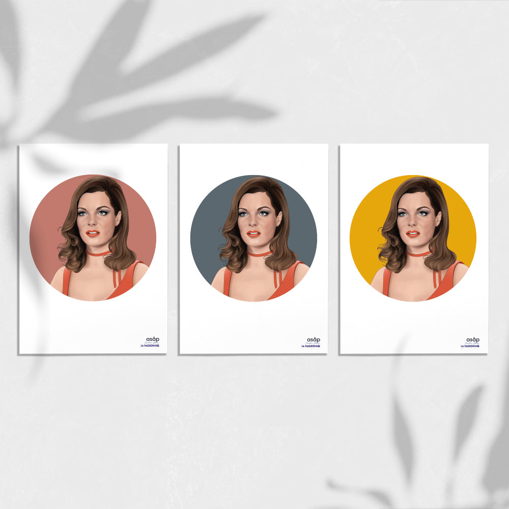 CARTE A5 - LA PASSIONNÉE