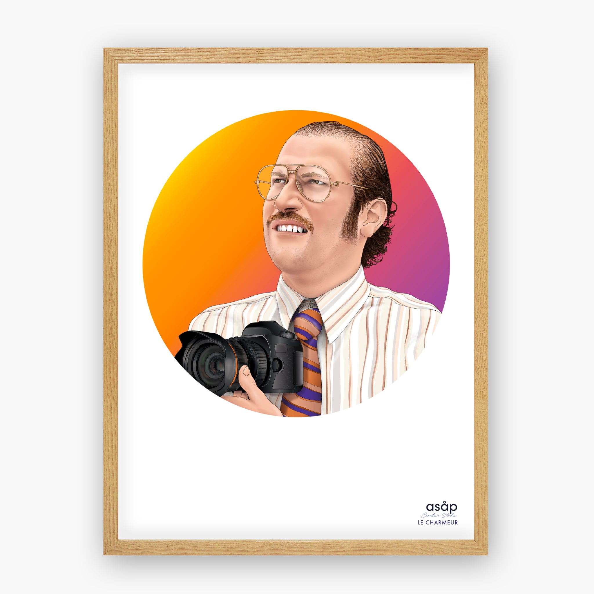 CARTE A5 - LE CHARMEUR