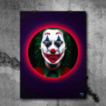 Affiche ASAP Le Joker film 2019 néon